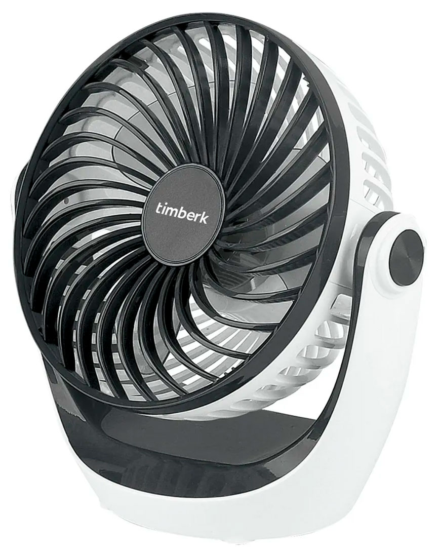 Вентилятор настольный Timberk T-DF421, 5 Вт, Белый/Черный детальное изображение - 1