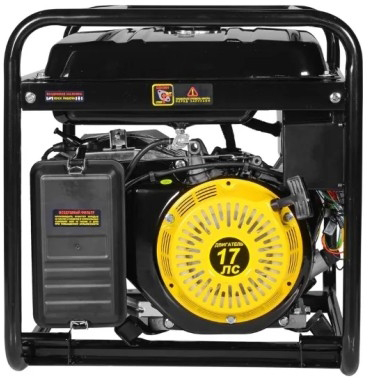 Генератор бензиновый HUTER DY 9.5A 64/1/133, 7.5 кВт, Черный детальное изображение - 1