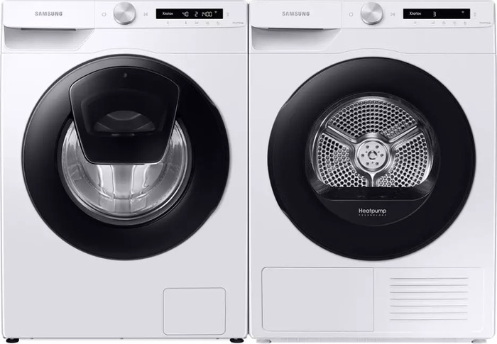 Сушильная машина Samsung DV90T5240AW/LP, Белый №3