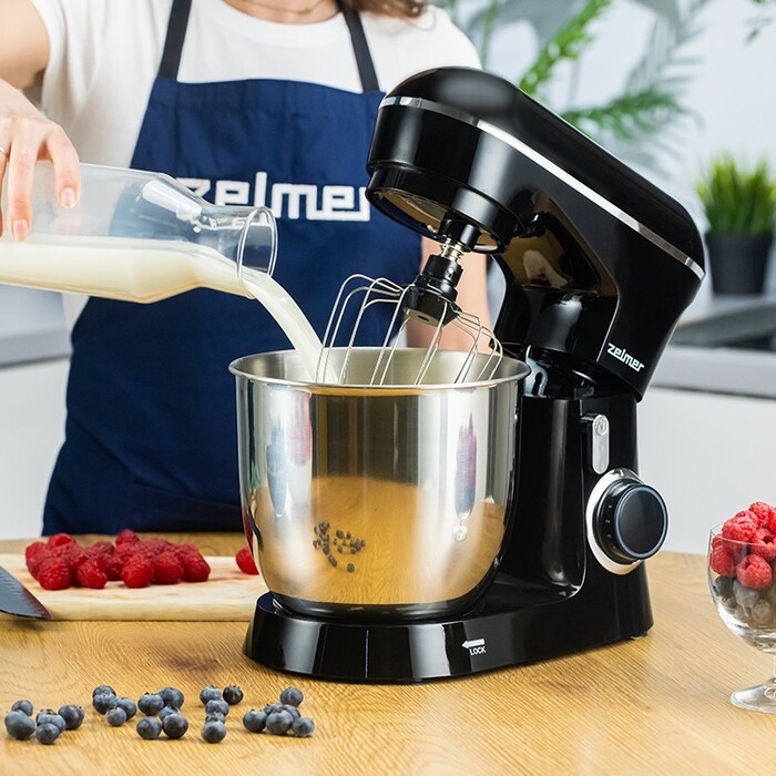 Планетарный миксер Zelmer ZKR1300B, Черный №11