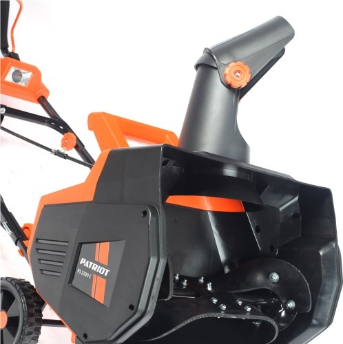Снегоуборщик электрический Patriot PS 2300 E несамоходный 426302222, 2.7 л.с., 2000 Вт, Серый/Оранжевый детальное изображение - 4