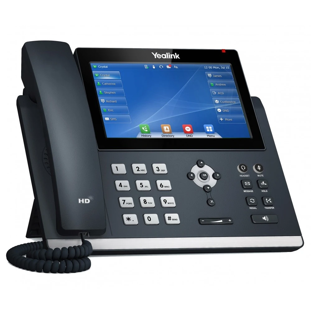 VoIP-телефон Yealink SIP-T48U, Черный детальное изображение - 1