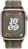 Умные часы Apple Watch Series 9 Pink Aluminum Case GPS + Cellular with Nike Sport Band Sequoia/Orange, 41 mm, Секвойя/Оранжевый вариант - 2