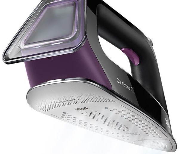 Утюг с парогенератором Braun CareStyle 7 IS 7144, Черный/Фиолетовый детальное изображение - 2