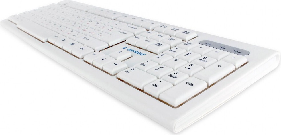 Клавиатура Gembird KB-8354U, Белый детальное изображение - 2
