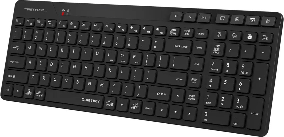 Клавиатура A4Tech Fstyler FBK27C AS, Черный детальное изображение - 3