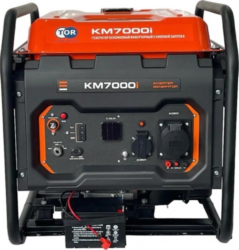 Генератор бензиновый TOR KM7000i 1025977, 7 кВт, Черный детальное изображение - 1