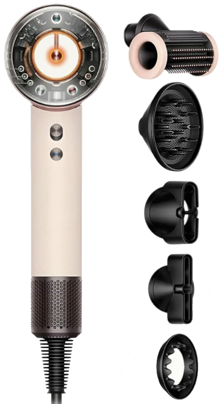 Фен Dyson Supersonic Nural HD16 EU, Керамический розовый/Розовое золото детальное изображение - 6