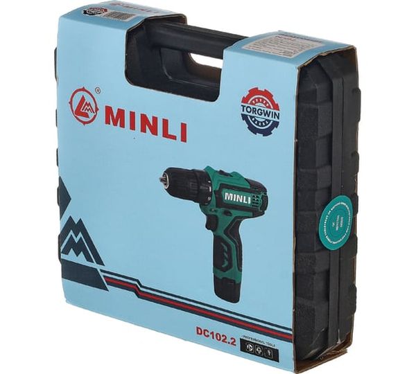 Аккумуляторная дрель-шуруповерт MINLI DC102.2, 12 В, 22 Нм, 1.3 А·ч  детальное изображение - 9