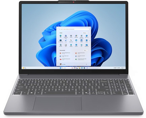 Ноутбук Lenovo IdeaPad Slim 3 15IRH10, Intel Core i5 13420H, RAM 16 ГБ, Серый, SSD 1 ТБ, Intel UHD Graphics, без ОС детальное изображение - 1