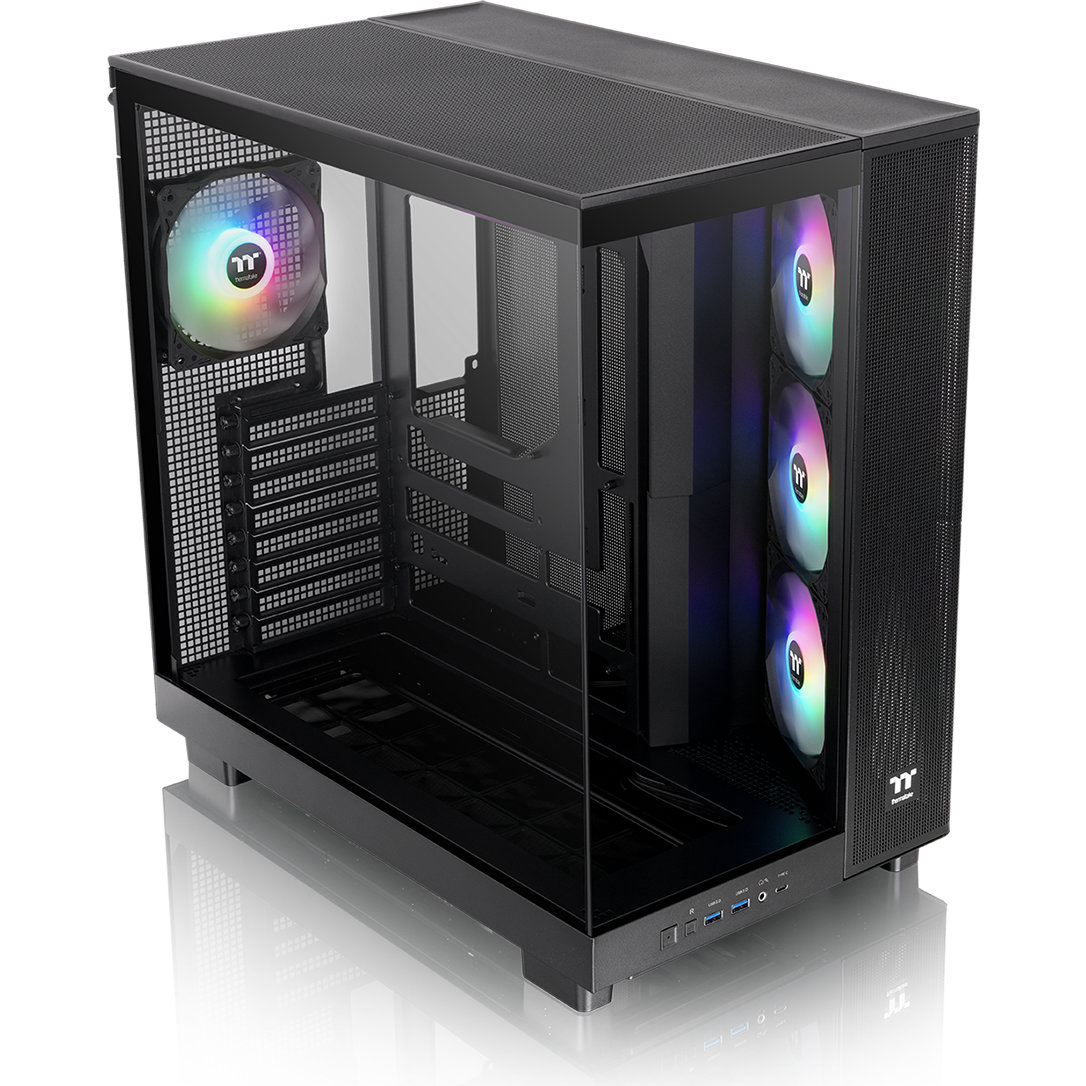 Корпус Thermaltake View 380 XL TG ARGB (CA-11E-00M1WN-00), Черный детальное изображение - 3