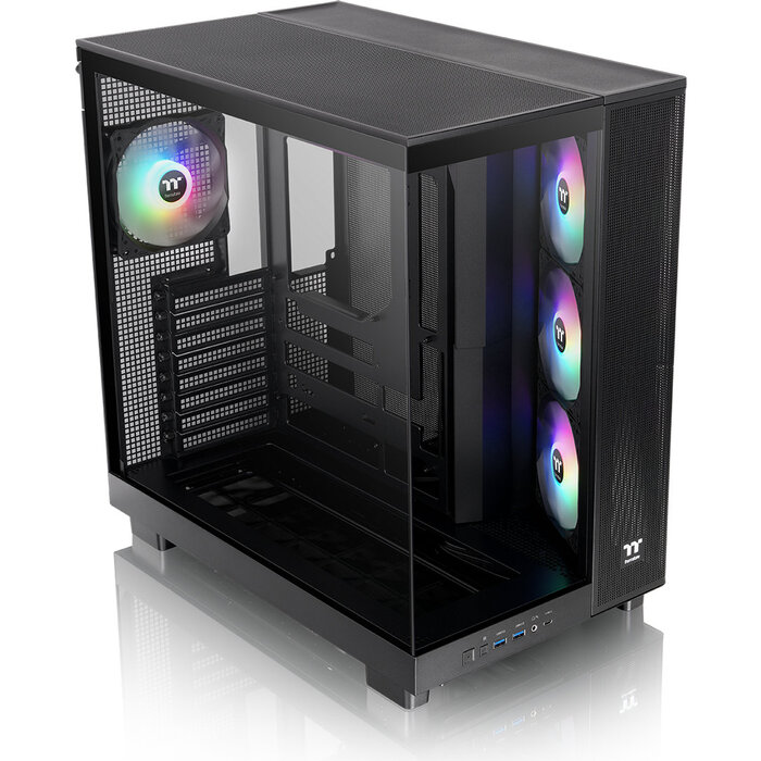 Корпус Thermaltake View 380 XL TG ARGB (CA-11E-00M1WN-00), Черный №3