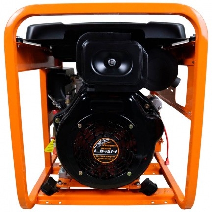 Генератор дизельный с воздушным охлаждением LIFAN DG9000E3A, открытый, 2.5 кВт, Оранжевый детальное изображение - 2