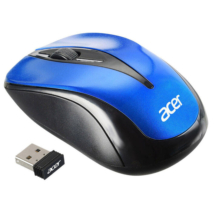 Мышь Acer OMR132, Синий, Черный №4