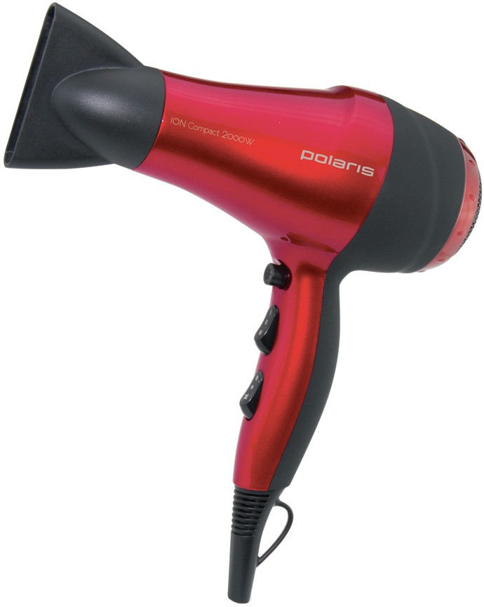 Фен Polaris PHD 2077i, Красный детальное изображение - 1