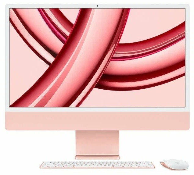 Моноблок Apple iMac 24 M3 2023, RAM 16 ГБ, Розовый, SSD 1 ТБ, 8-Core детальное изображение - 1