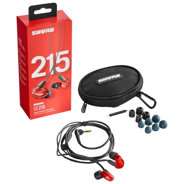 Проводные наушники Shure SE215, Красный детальное изображение - 3