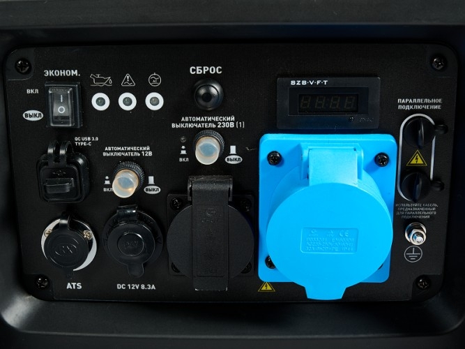 Генератор бензиновый VILLARTEC GI 358ES, 3.5 кВт, Оранжевый детальное изображение - 3