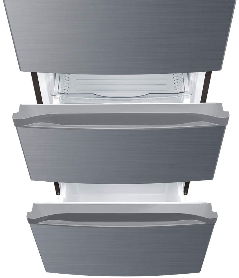 Холодильник Korting KNFF 61889 X, Нержавеющая сталь детальное изображение - 4