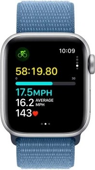 Смарт-часы Apple Watch SE 2023 40 мм, Silver Aluminium Case with Winter Blue Sport Loop, Серебристый/Ледяной синий детальное изображение - 3