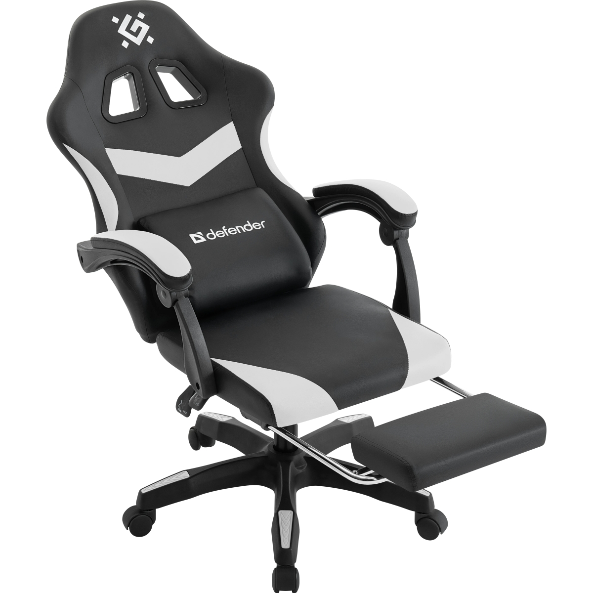 Игровое кресло Defender Runa PRO, Черный/Белый детальное изображение - 6