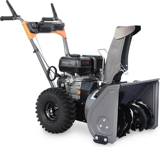 Снегоуборщик бензиновый VILLARTEC WB5556, 5.5 л.с., 4200 Вт, Серый/Оранжевый детальное изображение - 5