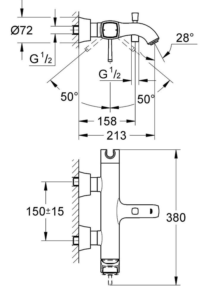 Смеситель Grohe Grandera 23317000 №2