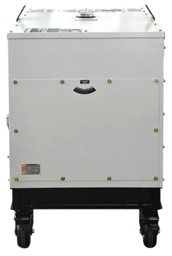 Генератор дизельный с воздушным охлаждением HYUNDAI DHY 14000SE, в кожухе, 10 кВт, Белый детальное изображение - 8