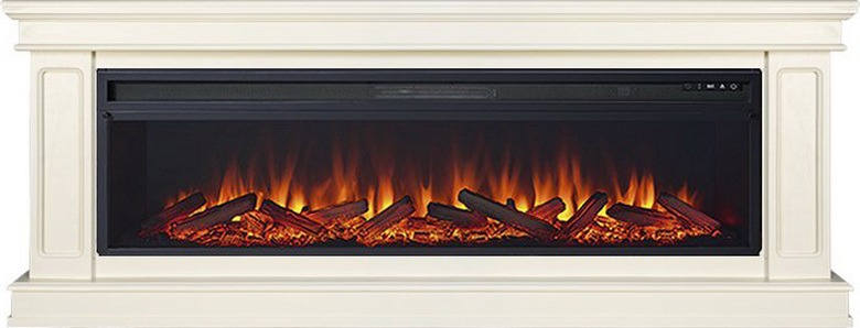 Каминокомплект Royal Flame Geneva 60 с очагом Vision 60 LOG LED, Белый детальное изображение - 3