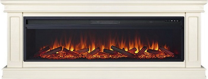 Каминокомплект Royal Flame Geneva 60 с очагом Vision 60 LOG LED, Белый №3