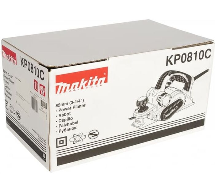 Электрический рубанок Makita KP 0810 C, 1050 Вт,  Зеленый №4