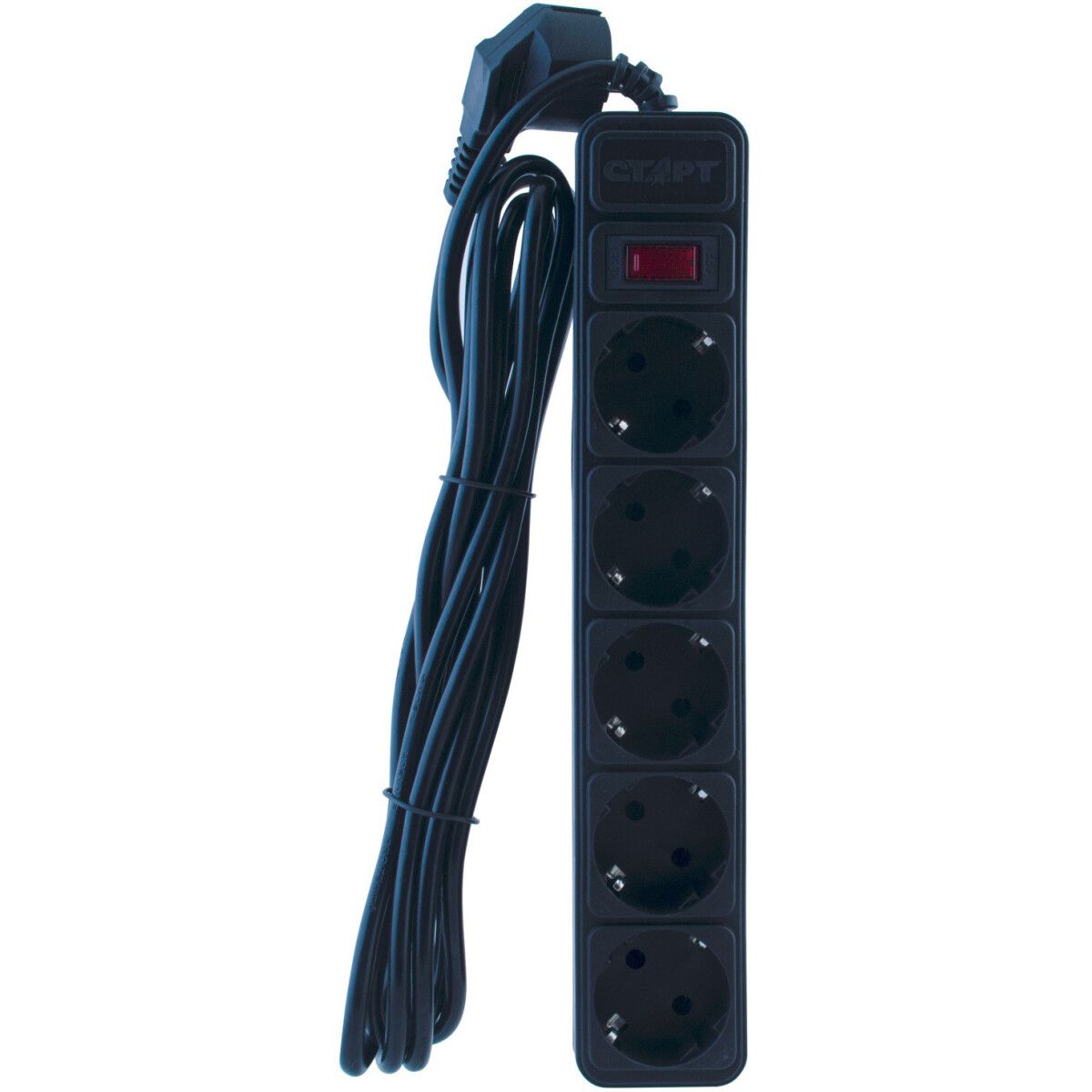 Сетевой фильтр СТАРТ SP 5x3, 3 м, Белый детальное изображение - 1