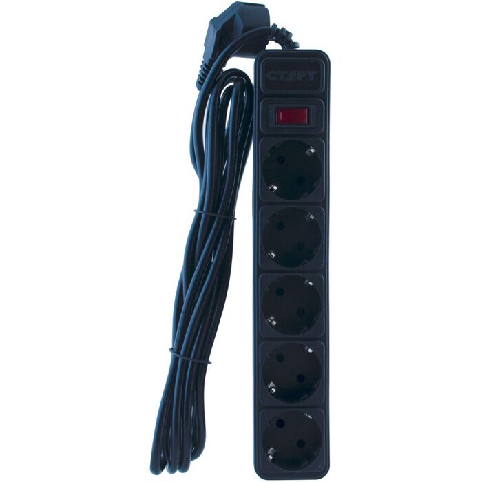 Сетевой фильтр СТАРТ SP 5x3, 3 м, Белый №1