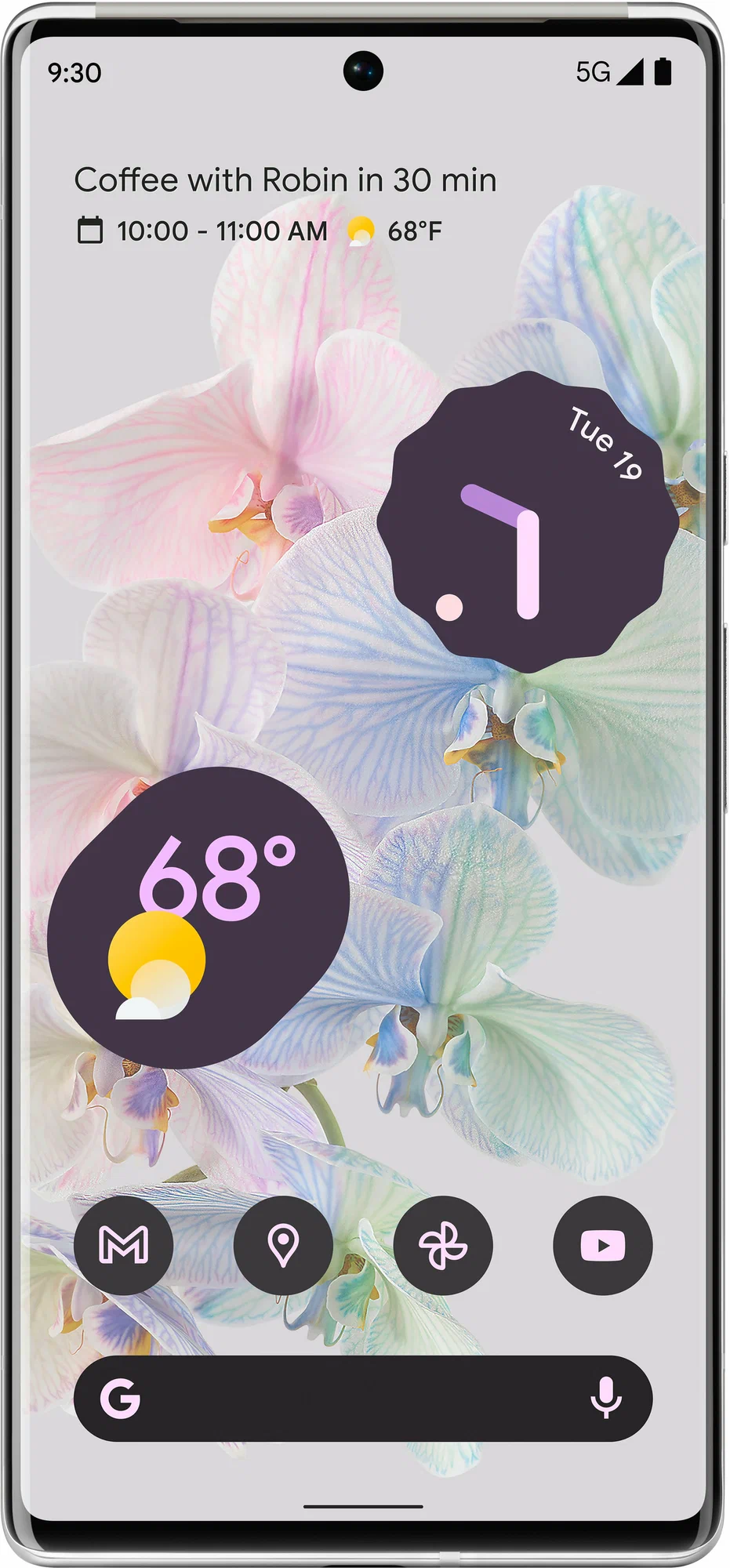 Смартфон Google Pixel 6 Pro 512 Гб, Белый, nano-SIM+eSIM детальное изображение - 2