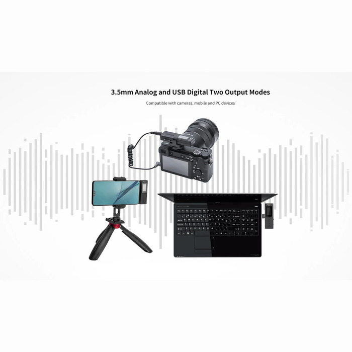 Радиосистема CoMica VDLive10 Type-C, Черный №4