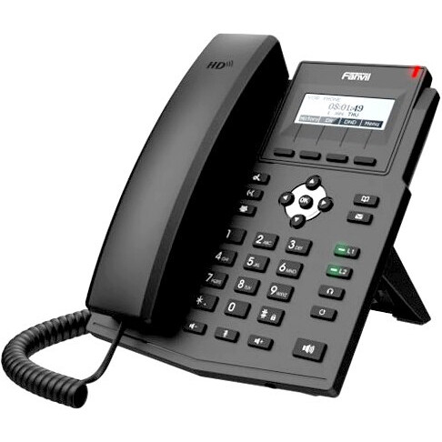 VoIP-телефон Fanvil (Linkvil) X1SP, Черный детальное изображение - 1
