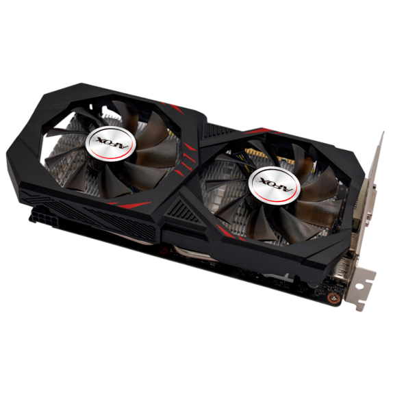 Видеокарта AFOX NVIDIA GeForce GTX 1660 Ti, AF1660TI-6144D6H7-V6, 6 ГБ, Черный детальное изображение - 2