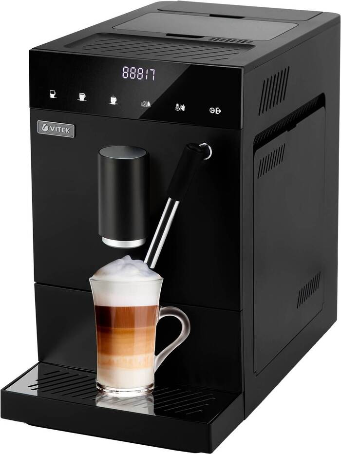 Кофемашина Vitek Metropolis VT-8701, Черный №1