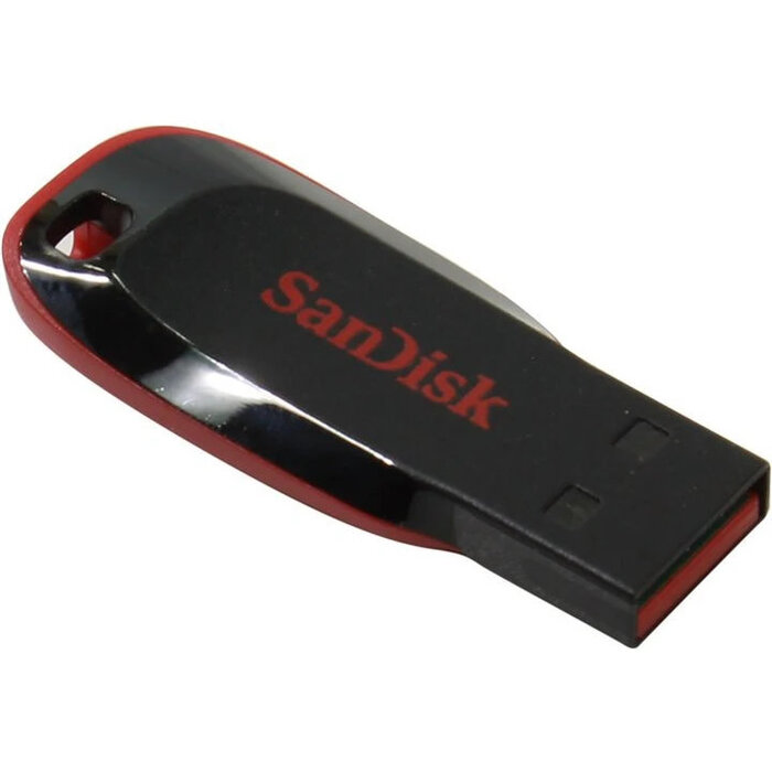 USB Flash накопитель SanDisk Cruzer Blade (SDCZ50-128G-B35) 128 ГБ, черный №1