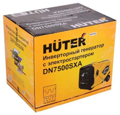 Генератор бензиновый HUTER DN7500SXA 64/10/10, 5.5 кВт, Желтый детальное изображение - 7