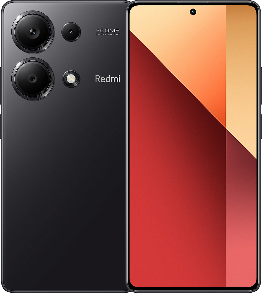 Смартфон Xiaomi Redmi Note 13 Pro 4G 256 ГБ, Черный, Dual nano SIM детальное изображение - 1