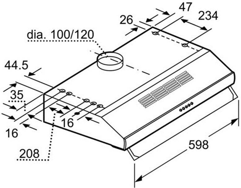 Вытяжка Bosch DHU 665 C, Серебристая детальное изображение - 2