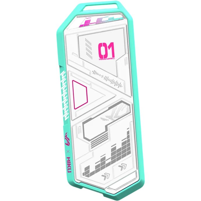 Внешний корпус для SSD M.2 ASUS ROG Strix Arion Hatsune Miku Edition, Белый детальное изображение - 3