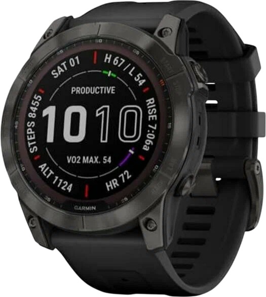 Смарт-часы Garmin Fenix 7X Sapphire Solar, 51 мм, Титановый детальное изображение - 1