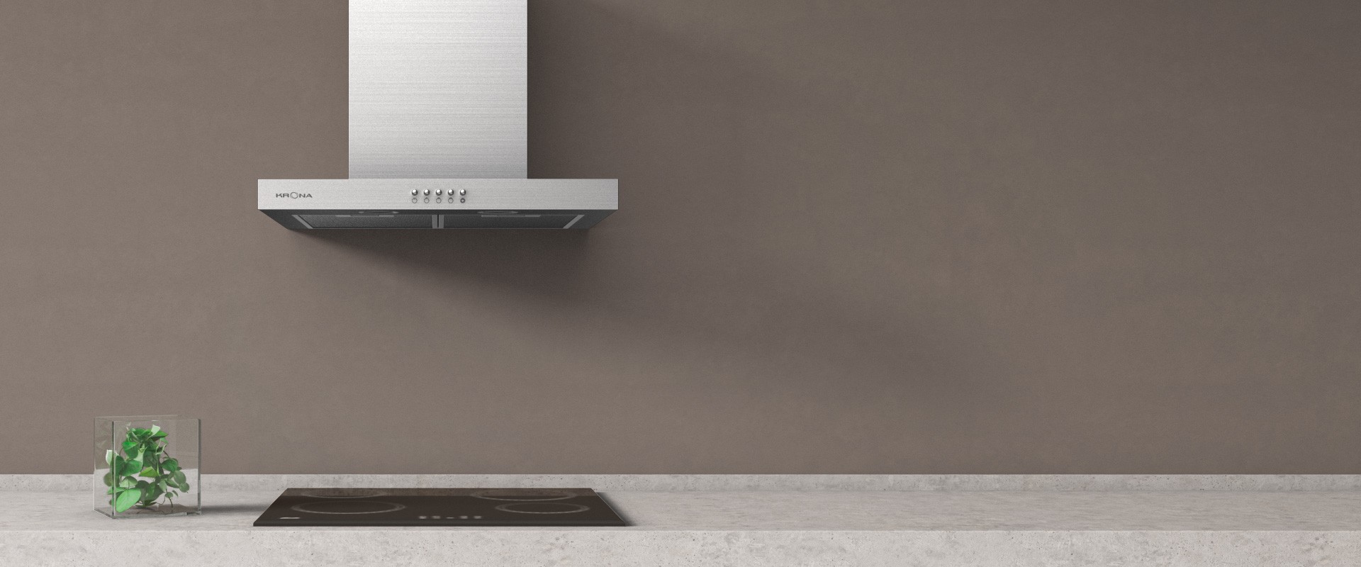 Вытяжка Krona LEVANA 600 inox PB, Нержавеющая сталь детальное изображение - 2