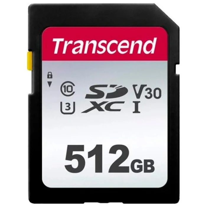 Карта памяти Transcend 300S SD (TS512GSDC300S), 512 Гб детальное изображение - 1