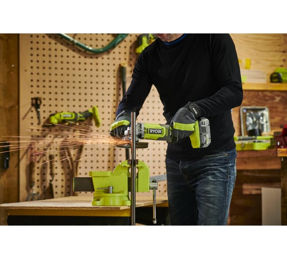 Углошлифмашина Ryobi ONE+ RAG18125-0 5133005403, 125 мм, 9000 об/мин №3