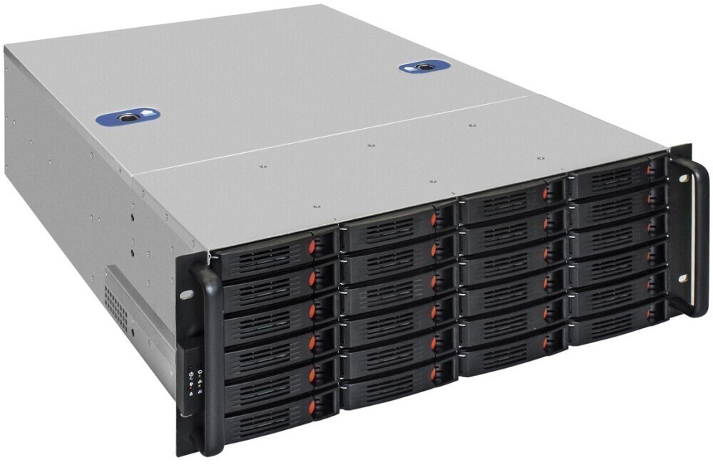 Серверный корпус ExeGate Pro 4U660-HS24/800ADS, 800 Вт, Черный детальное изображение - 1