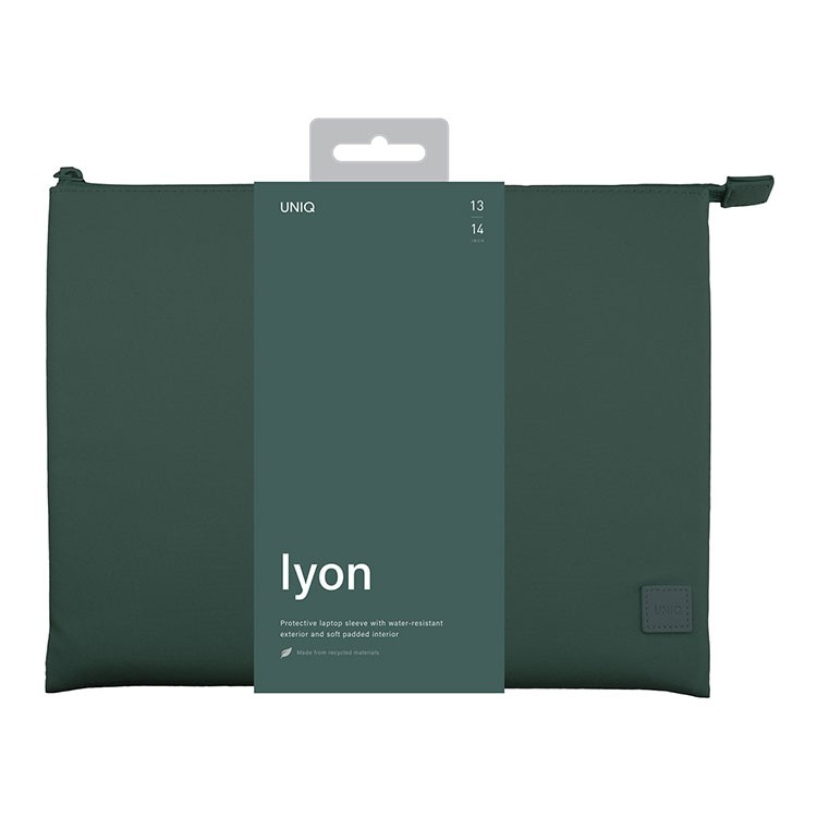 Чехол Uniq Lyon для MacBook 13-14, Зеленый, (LYON(14)-FORGREEN) детальное изображение - 2