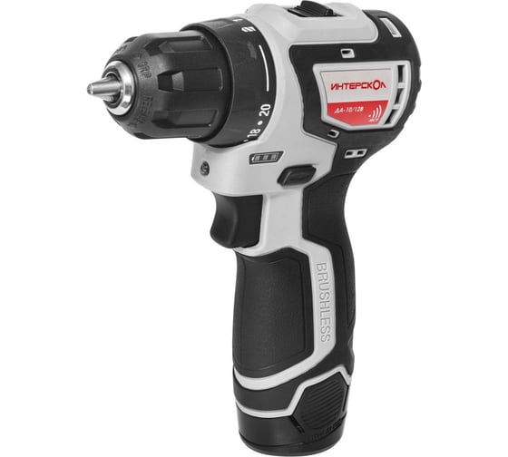 Аккумуляторная дрель-шуруповерт Интерскол ДА-10/12В 36 МиниМАКС 687.0.0.70, 36 Нм, 12 В детальное изображение - 2